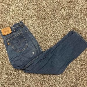 Vintage levis 517 blue orange